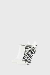 2 PACK dámských ponožek Calvin Klein Libby bílé