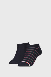 2 PACK dámských ponožek Tommy Hilfiger Preppy Navy